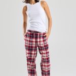America Today LABELLO Z Pyjamabroek burgundy/bordeauxrood Zalando.nl