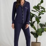 Pretty You London Bamboo Pyjama Set Print