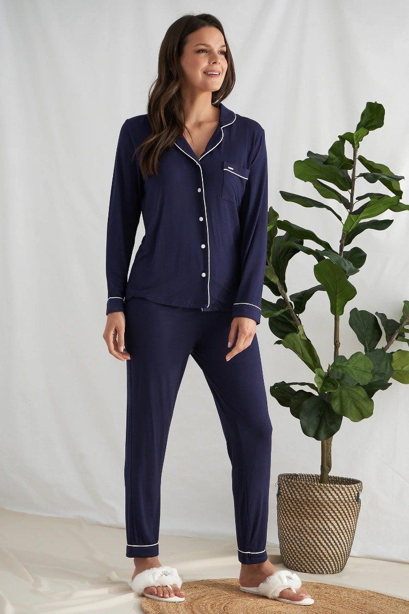 bamboe-pyjama-646ifp-1.jpg Pretty You London Bamboo Pyjama Set Print - Afbeelding 1