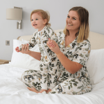 Jungle bamboepyjamaset voor dames (lang) – Zipster