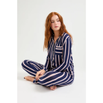 Pyjama doorknoop Pretty you bamboo midnight stripe