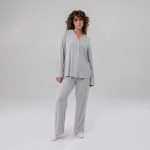 Luxe bamboe lange pyjamaset voor dames