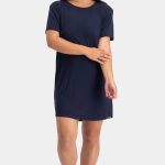Bamboo Basics bamboe dames nachthemd korte mouw Nora – Sliponline