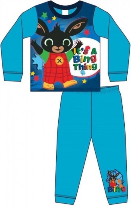 bing-pyjama-660gwf-1.jpg Bing Bunny pyjama blauw It's a Bing Thing pyama maat 86/92 | bol - Afbeelding 1