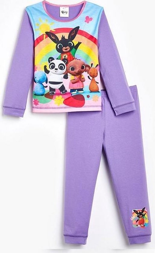 bing-pyjama-717gzg-1.jpg Bing pyjama rainbow maat 86/92 Bing Bunny pyjamaset | bol - Afbeelding 1
