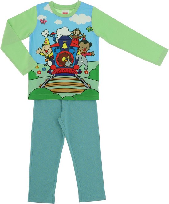 bumba-pyjama-304xba-1.jpg Bumba pyjama Trein. Maat 86/92 cm 1/2 jaar. | bol - Afbeelding 1