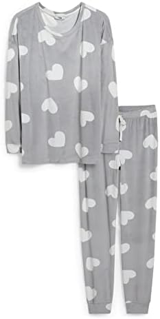 c-en-a-pyjama-dames-536hrv-1.jpg C&A Dames Pyjama Set|Set van 2 grijs L : C&A: Amazon.nl: Kleding, schoenen & sieraden - Afbeelding 1
