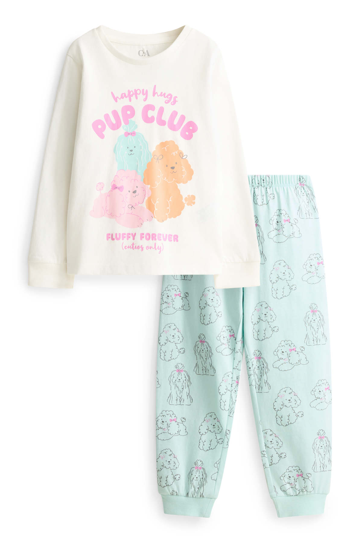 ca-pyjama-017gde-1.jpg Poedel pyjama 2 delig | C&A online shop - Afbeelding 1