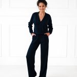 Sensis Dames Pyjama/Homewear Navy Blue Size:S/M Afmeting in gebruik ca de volledige knoopsluiting zorgt – takemi cpa.com