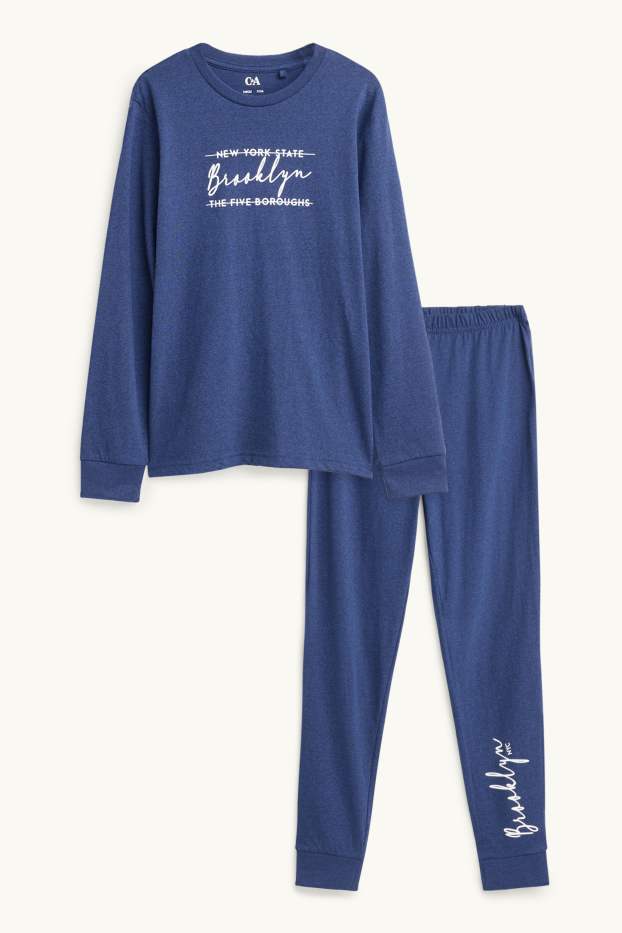 ca-pyjama-397uuq-1.jpg Brooklyn pyjama 2 delig - Afbeelding 1