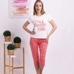 VANILLA California dames pyjama Pyjamasets Tweedelig Viscose Lichtroze ... | bol