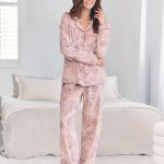 Kopen Chelsea Peers Cotton Breakfast Print Long Pyjamas Set van Next Nederland