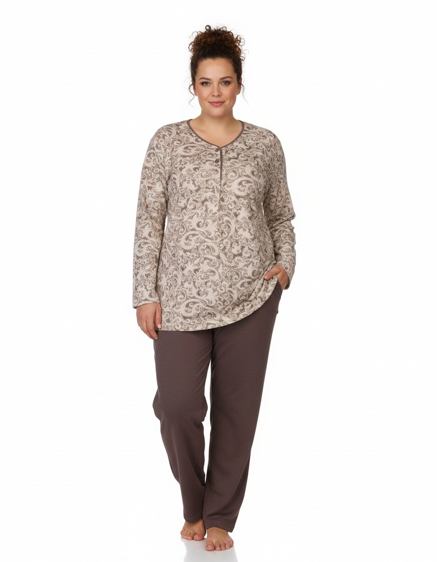 dames-pyjama-grote-maten-250btk-1.jpg Grote maten dames pyjama kopen? Onder €43 – Pyjamaonline - Afbeelding 1