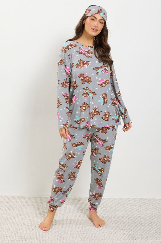 dames-pyjama-grote-maten-478ukw-1.jpg Pyjamas Grote Maten Voor Dames | Yours Clothing - Afbeelding 1
