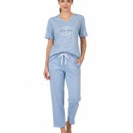 Dames pyjama korte mouw kopen? 100% Katoen | Onder €43 – Pyjamaonline