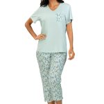 Comtessa dames Pyjama – Zomer – 7/8 Broek – 100% Katoen