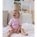Feetje Pyjama kort wafel Roze / Shortama / baby pyjama