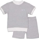 Feetje Wafel Pyjama Kort Navy MT. 104 | bol
