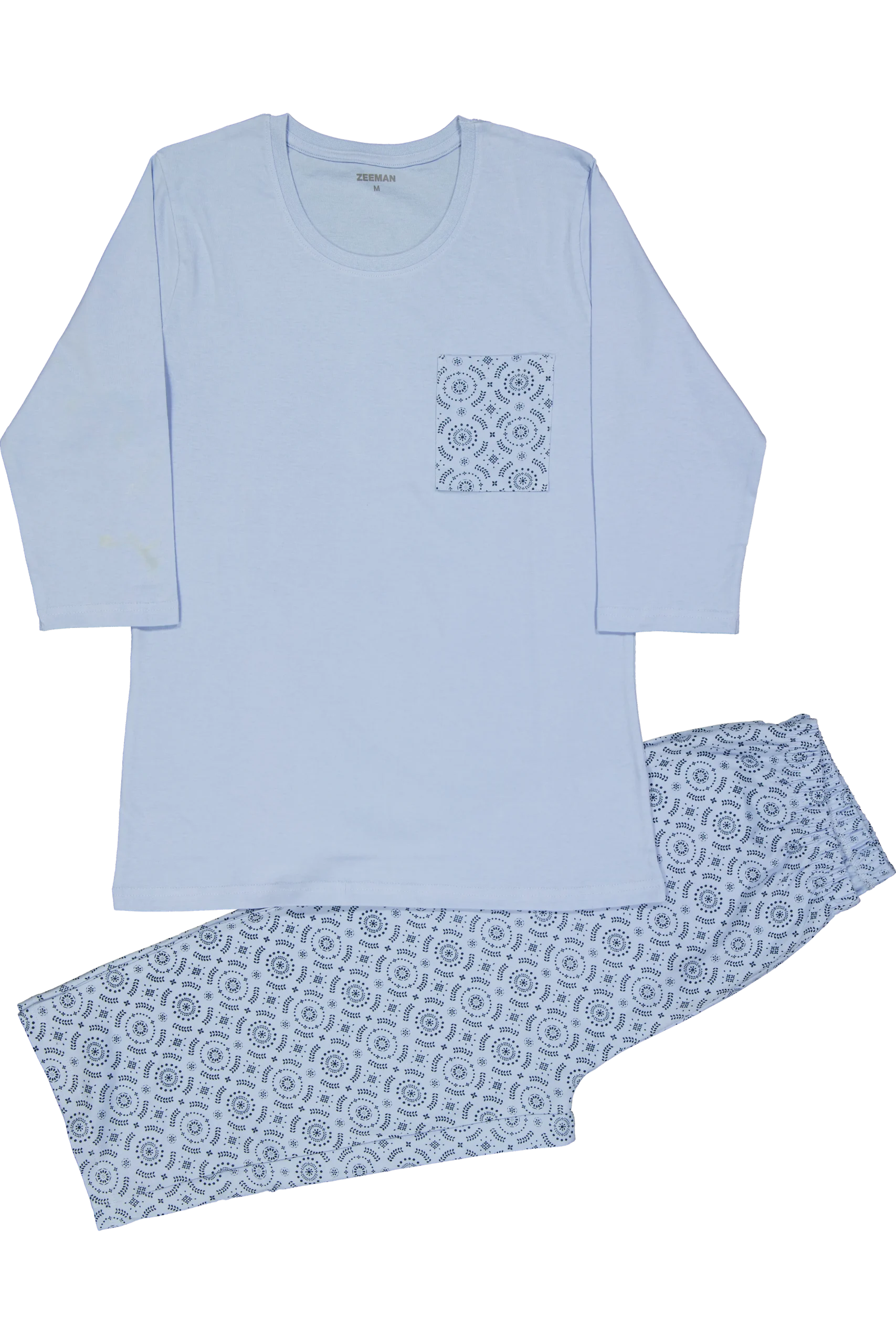 flanellen-pyjama-dames-zeeman-060paq.webp Goedkope dames pyjama's kopen? Vanaf €7,99 | Zeeman - Afbeelding 1