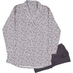 Dames pyjama Lange mouwen flanel Antraciet kopen? Goed en goedkoop | Zeeman | Zeeman