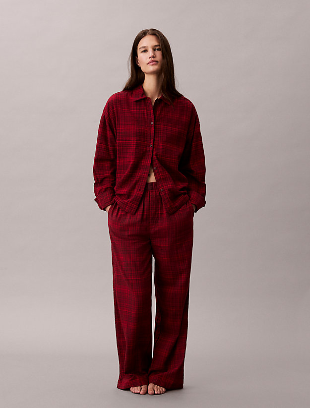 flanellen-pyjamabroek-dames-121ica-1.jpg Flanellen pyjamabroek Calvin Klein® | LV00QS75342S7 - Afbeelding 1