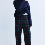 Flanellen pyjamabroek Donkergroen/geruit DAMES | H&M NL