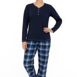 Irresistible dames pyjama lange mouw Flanellen broek
