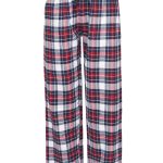 By Louise Dames Pyjamabroek Geruit Flanel Rood/Blauw