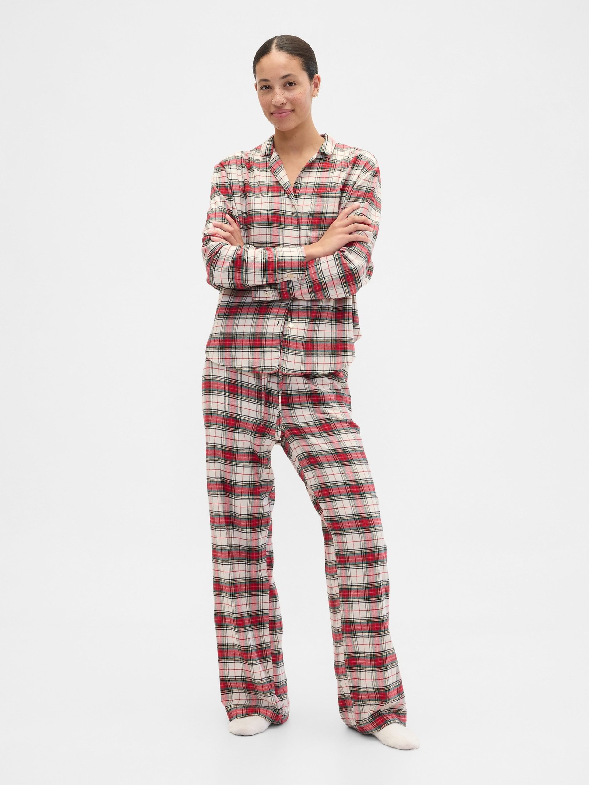 flanellen-pyjamabroek-dames-882psh-1.jpg Flanellen pyjama broek - Afbeelding 1