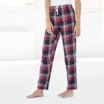 SF Women SK083 Comfortabele Flanellen Dames Pyjamabroek met Ruitpatroon