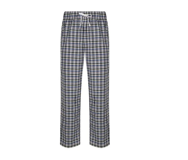 flanellen-pyjamabroek-heren-226lgw-1.jpg SF Men SF083 Wit / Multi Ruit Comfortabele Heren Flanellen Pyjamabroek - Afbeelding 1