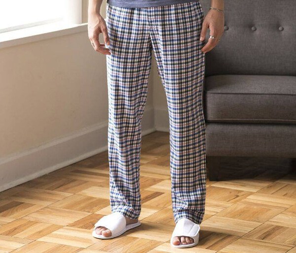 flanellen-pyjamabroek-heren-429mvy-1.jpg SF Men SF083 Comfortabele Heren Flanellen Pyjamabroek - Afbeelding 1