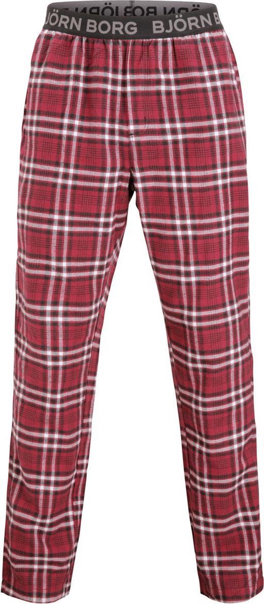 flanellen-pyjamabroek-heren-576vqh-1.jpg Björn Borg Pyjamabroek Geruite flanel van katoen Comfortabel | bol - Afbeelding 1