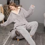 Vrouwen Fluffy Pyjama Set Y2K Esthetische Warm Flanel Fleece Gezellige Hoodies Pyjama Winter Fuzzy Pluche Nachtkleding Lingerie, Paars, XXL : Amazon.nl: Kleding, schoenen & sieraden