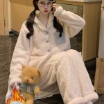 llu] fleece pyjama dames herfst winter lange mouw Temu Netherlands