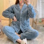 Warme Pyjama Dames Fleece