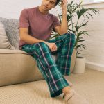 Kopen Groen/roze Geruite pyjama met korte mouwen van Next Nederland