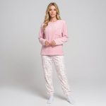 Dames Pyjama Set met Geruite Broek