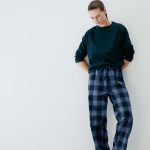 Tweedelige geruite flanellen pyjama Dames | MANGO Nederland