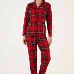 LELA REGULAR FIT SET Pyjama red black/rood Zalando.nl