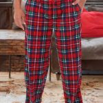 Voor heren Loungewear Flanellen pyjamabroek Geruite broek Lounge Broeken 1 pcs Ruitjes Grafische prints Stijlvol Casual Comfortabel Huis Dagelijks Flanel Comfort Pantalon Trekkoord Elastische taille 2026 €29.99