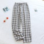 Heren geruite pyjamabroek Zachte broek Koele trekkoord slaapbroek Losse katoenen joggingbroek met zakken Ademende lichtgewicht casual broek voor mannen kopen vanaf een prijs van 24 | Joom