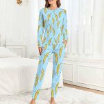 Grappige banaan dames pyjama set zachte print nachtkleding nachtkleding pyjama sets loungewear pyjama set 2XL : Amazon.nl: Kleding, schoenen & sieraden