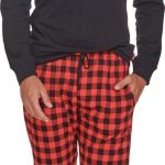 Doctor Nap Heren Pyjama Lange Mouw Lange Broek Winter Kerst Matching Gezin Familie King Zwart PMB.9761 L