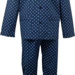 Heren doorknoop pyjama katoen navy maat M (50) | bol