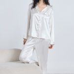 Hunkemöller SHINY Pyjama gardenia/crème Zalando.nl
