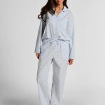 Hunkemöller Pant Woven Co Stripe Hearts (NKE304586) Broeken Boozt.com
