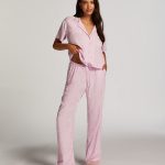 Hunkemöller Dames Nachtmode Pyjama top Springbreakers Roze maat M | bol
