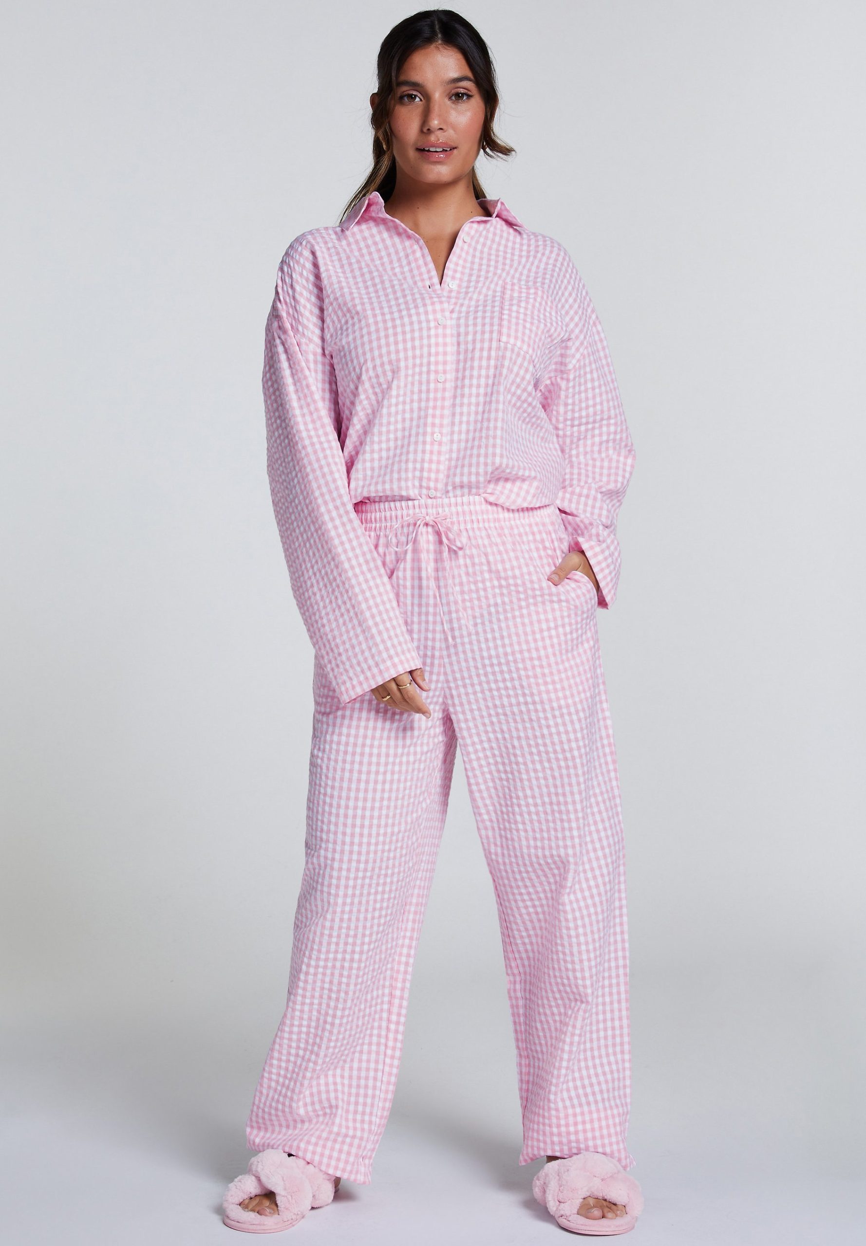 hunkemoller-pyjamabroek-005ibb.jpg Hunkemöller Pyjamabroek pink/donkerroze Zalando.nl - Afbeelding 1