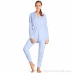 Hanro katoenen dames pyjama met knoopjes 7949 | Lingeriehuisonline